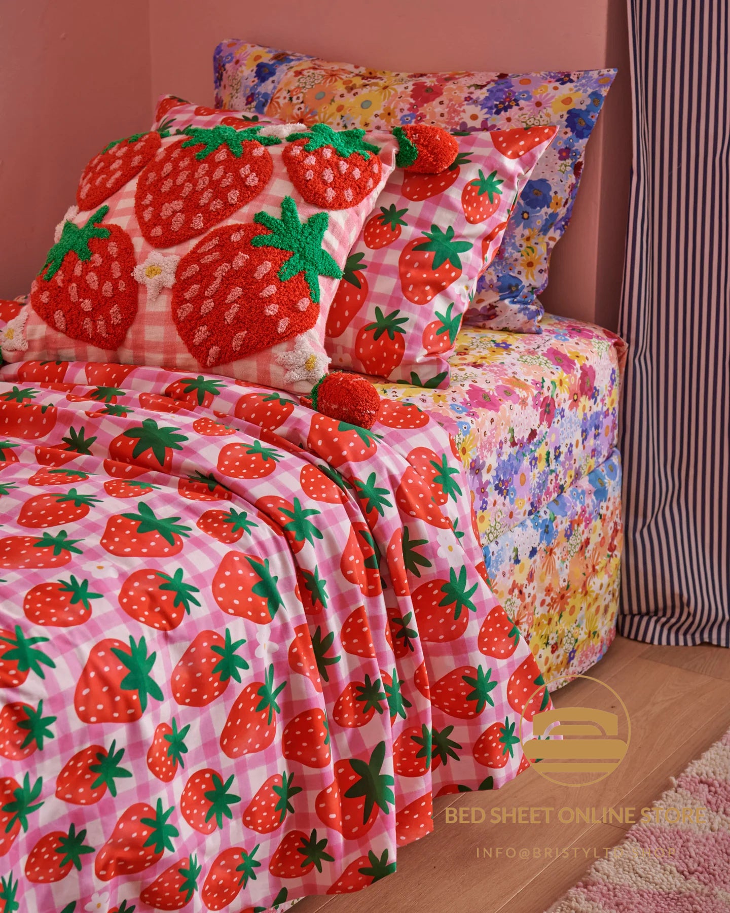Posie Lane Organic Cotton Fitted Sheet